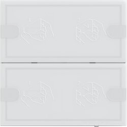 Gira Tastsensor 5052003 4 24 V 2f TS4 weiß
