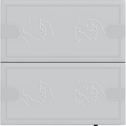 Gira Tastsensor KNX 4 Komfort 2f TS4 Anthrazit
