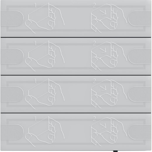 Gira Tastsensor KNX 4 Komfort 4f TS4 Anthrazit
