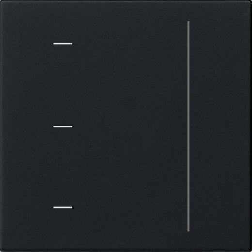 Gira Aufsatz 5365005 S3000 System 55 schwarz m