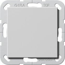 Gira Wippschalter 2836015 BS 20 AX Aus 2-p System 55 Grau