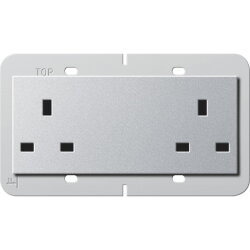 Gira Doppelsteckdose 278226 BS 13 A System 55 BS 80 Farbe...