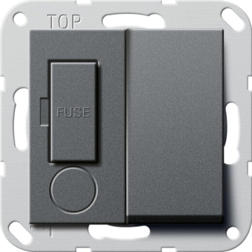 Gira Einsatz 278528 13A schaltbar System 55 anthrazit