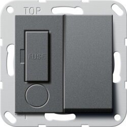 Gira Einsatz 278528 13A schaltbar System 55 anthrazit