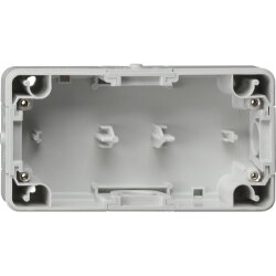 Gira Gehäuseunterteil 093730 2fach waagerecht WG AP...