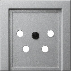 Gira Abdeckung 027926 KPN System 55 Farbe Alu