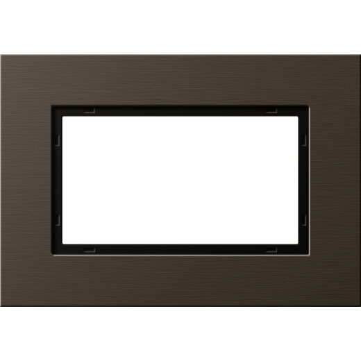 Gira Abdeckrahmen 1001127 1,5fach Esprit Aluminium Braun