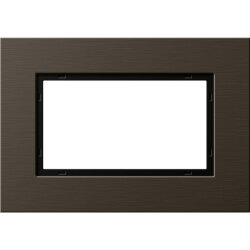 Gira Abdeckrahmen 1001127 1,5fach Esprit Aluminium Braun