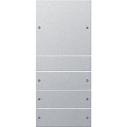 Gira Set 218426 4fach System 55 Farbe Alu