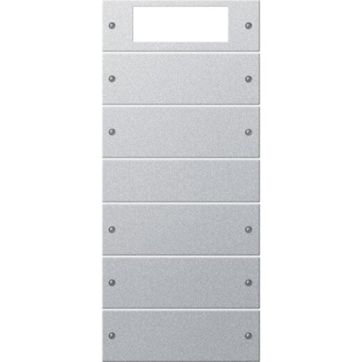 Gira Set 219526 5fach Plus System 55 Farbe Alu