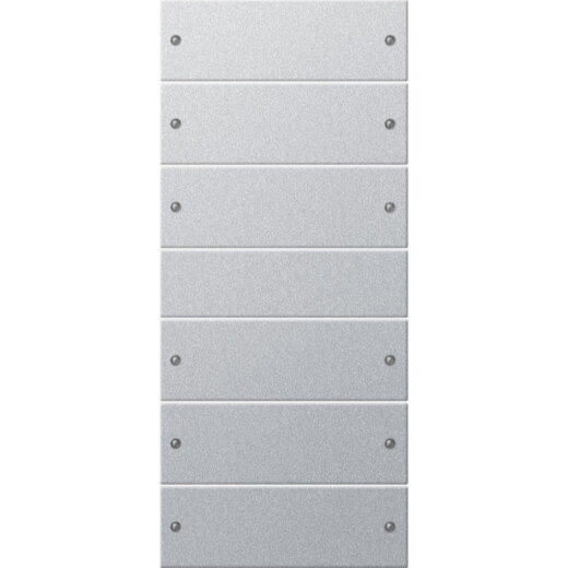 Gira Set 218626 6fach System 55 Farbe Alu