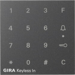 Gira Aufsatz 851328 Codetastatur System 55 anthrazit