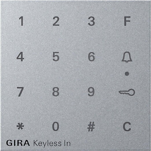 Gira Aufsatz 851326 Codetastatur System 55 F alu
