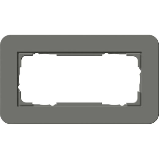 Gira Rahmen 1002423 2fach E3 Dunkelgrau/Anthrazit
