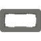 Gira Rahmen 1002423 2fach E3 Dunkelgrau/Anthrazit