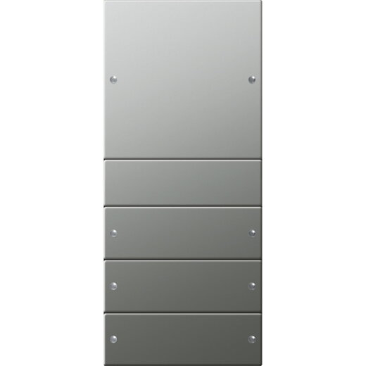 Gira Set 2134601 4fach System 55 Edelstahl