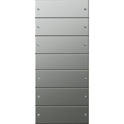 Gira Set 2136601 6fach System 55 Edelstahl