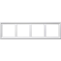 Gira Montageadapter 131403 4f Gira E2 reinweiß