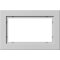 Gira Abdeckrahmen 100137 1,5f E2 grau