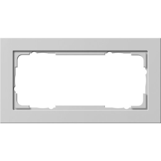 Gira Abdeckrahmen 100237 2f o.M. E2 grau