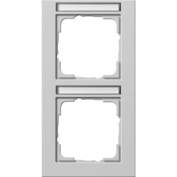 Gira Abdeckrahmen 110237 2f senkr. BSF E2 grau