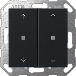 Gira Wippe 5174005 KNX Taster 2f Pfeile Sys 55 sw m