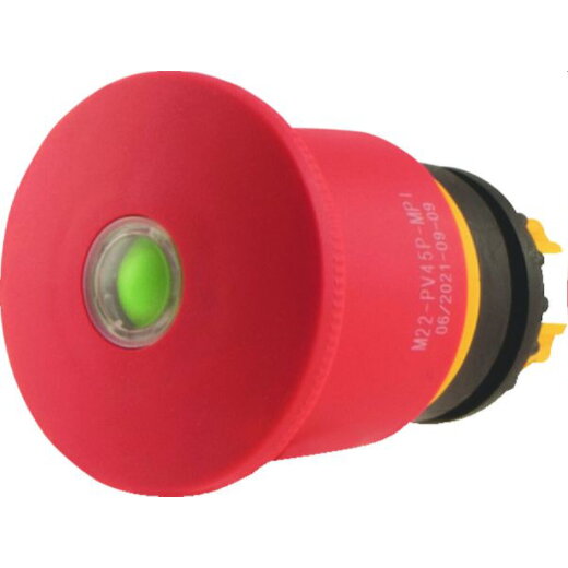 EATON Electric Not-Halt/Aus Taster M22-PV45P-MPI zugentr. 45mm Schaltst.