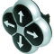 EATON Electric Drucktaste M22-DI4-S-X7 4fach
