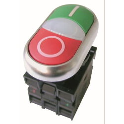 EATON Electric Doppeldrucktaste M22-DDL-GR-X1/X0/K11/230-W