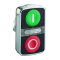 Schneider Electric Doppeldrucktaster gruen flach/rot flach ?22