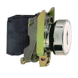 Schneider Electric Drucktaster XB4BA3341 Flach weiss...