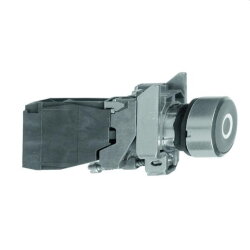 Schneider Electric Drucktaster XB4BA3351 Flach schwarz...