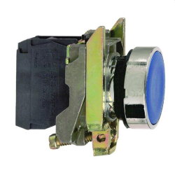 Schneider Electric Drucktaster XB4BA61 Flach blau