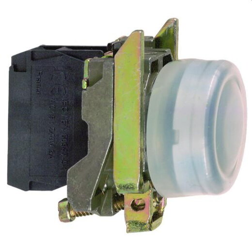 Schneider Electric Drucktaster XB4BP21 m. Schutzkappe