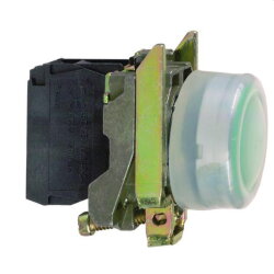 Schneider Electric Drucktaster XB4BP31 m. Schutzkappe