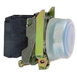 Schneider Electric Drucktaster XB4BP61 m. Schutzkappe