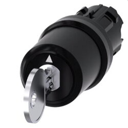 Siemens Schlüsselschalter CES 22mm rund Kunststoff...