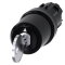 Siemens Schlüsselschalter CES 22mm rund Kunststoff Abzug O 3SU1000-5JL01-0AA0