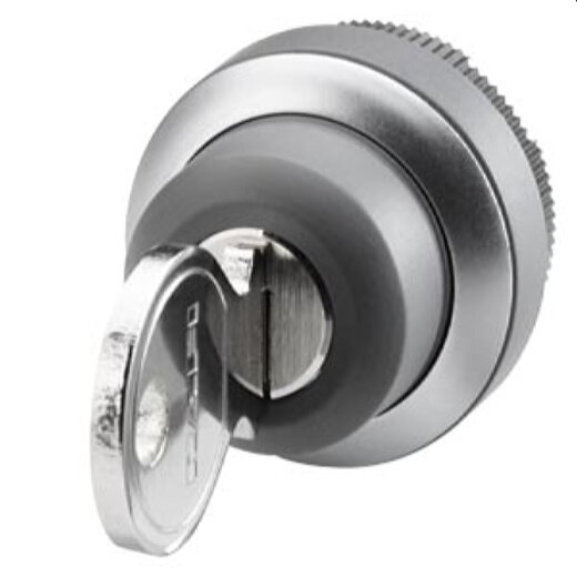 Siemens Schlüsselschalter für Extension Units 22mm rund Kunstst. 6AV7674-1ME00-0AA0