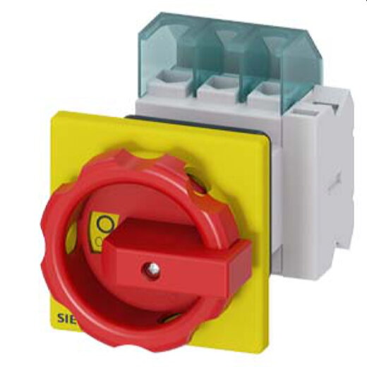 Siemens Haupt-/Not-Aus-Schalter 3polig Frontbefestigung 3LD2154-1TP53