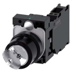 Siemens Schlüsselschalter RONIS 22mm rund 10 30H/13...