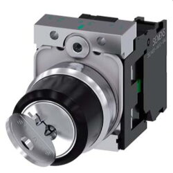 Siemens Schlüsselschalter RONIS 22mm rund O+I...