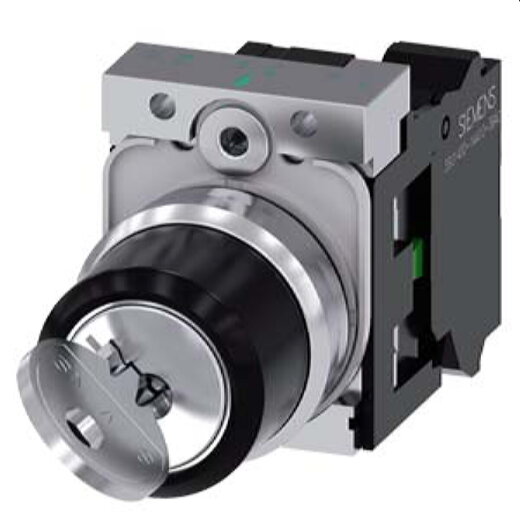 Siemens Schlüsselschalter RONIS 22mm rund O+I 3SU1150-4BF11-3BA0