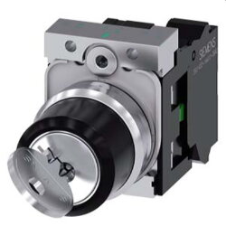 Siemens Schlüsselschalter RONIS 22mm rund O+I...
