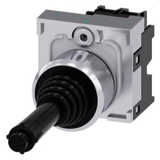 Siemens Koordinatenschalter 22mm rund schwarz senkrecht verrastend 3SU1150-7BB88-1NA0