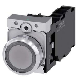 Siemens Drucktaster beleuchtet 22mm rund klar 1S1OE...