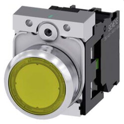 Siemens Drucktaster beleuchtet 22mm rund rot 1S...