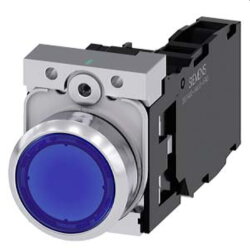 Siemens Drucktaster beleuchtet 22mm rund grün 1S1OE...