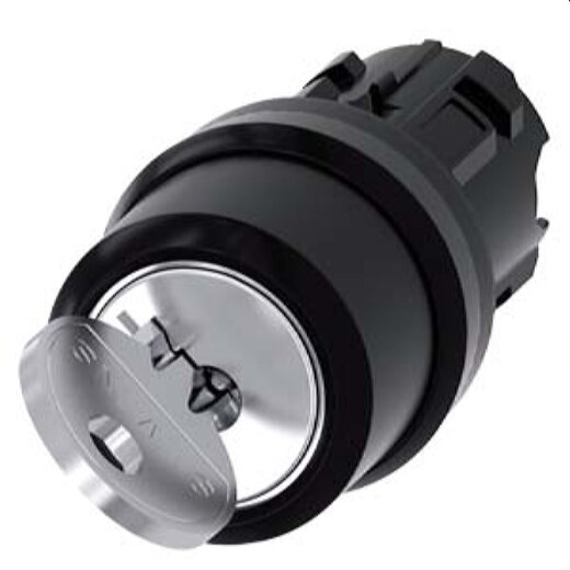 Siemens Schlüsselschalter RONIS 22mm rund O 3SU1000-4BF01-0AA0
