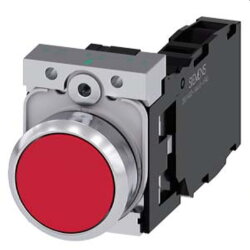 Siemens Drucktaster 22mm rund rot 1S1OE 3SU1150-0AB20-1FA0